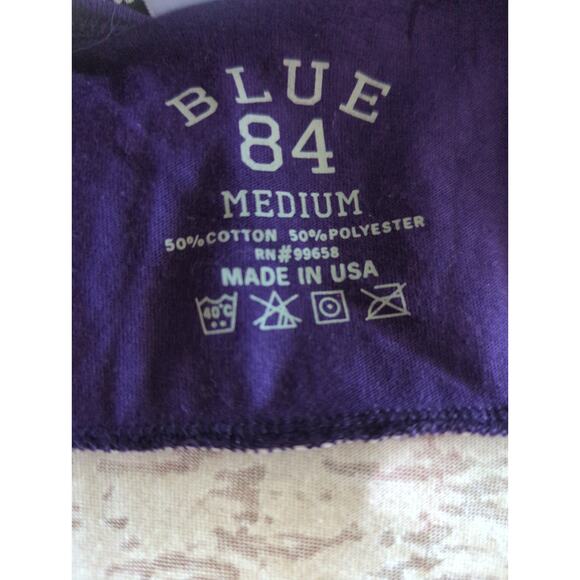 Bubba Gump Blue 84 Maui Racerback Tank - Size M - Scoop Neck Athleisure Athletic - Picture 7 of 9